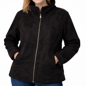 Carnage Coat Faux Suede Jacket  Black Size 2X Winter Fall Jacket Cozy